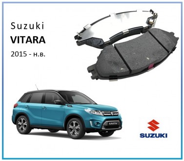 Оригинальные тормозные колодки передние/задние для Suzuki Vitara 2015-н.в., Suzu. . фото 2