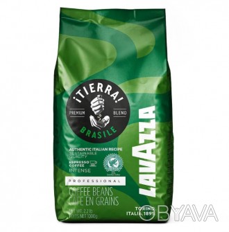 Зерновой кофе Лавацца ¡Тиерра! Бразилия 1 килограмм 
Выбирая Lavazza ¡TIERRA!, в. . фото 1