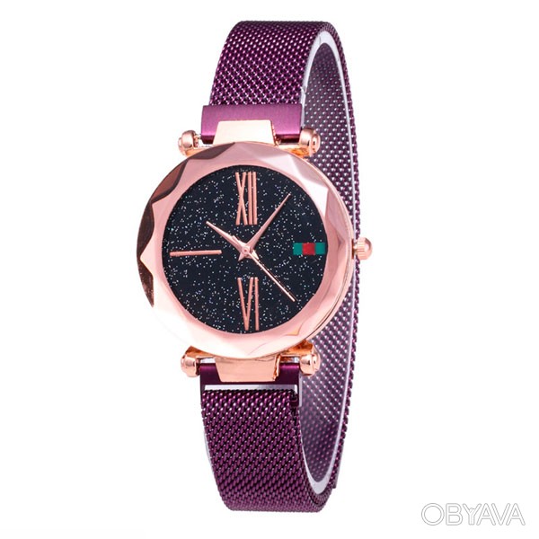 ᐈ Женские часы Starry Sky Watch на магнитной застёжке Фиолетовые ᐈ Киев ...