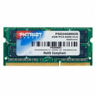 Модуль памяти для ноутбука SoDIMM DDR2 4GB 800 MHz Patriot (PSD24G8002S). Київ. фото 1 Модуль памяти для ноутбука SoDIMM DDR2 4GB 800 MHz Patriot (PSD24G8002S). Київ. фото 1