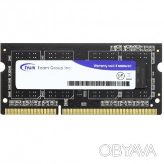 Модуль памяти для ноутбука SoDIMM DDR3L 4GB 1600 MHz Team (TED3L4G1600C11-S01)
Т. . фото 1