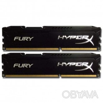 Модуль памяти для компьютера DDR3 16GB (2x8GB) 1866 MHz HyperX FURY Black Kingst. . фото 1