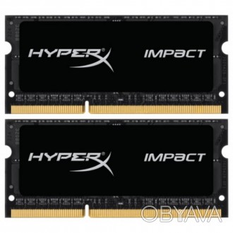 Модуль памяти для ноутбука SoDIMM DDR3L 16GB (2x8GB) 1866 MHz HyperX Impact Blac. . фото 1