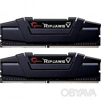 Модуль памяти для компьютера DDR4 16GB (2x8GB) 3200 MHz Ripjaws V G.Skill (F4-32. . фото 1