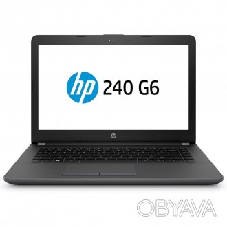 Ноутбук HP 240 G6 (4BD02EA)
Диагональ дисплея - 14", разрешение - HD (1366 х 768. . фото 1