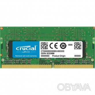 Модуль памяти для ноутбука SoDIMM DDR4 4GB 2666 MHz MICRON (CT4G4SFS8266)
Тип па. . фото 1