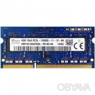 Модуль памяти для ноутбука SoDIMM DDR3L 4GB 1600 MHz Hynix (HMT451S6AFR8A-PB)
Ти. . фото 1
