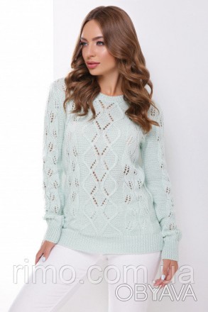 Женский вязаный свитер, отлично комбинируется с любым низом. Длинна изделия 75 с. . фото 1