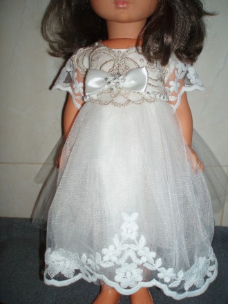 Винтажная куколка ГДР 48 см в отличном состоянии, густые длинные волосы, голова . . фото 3