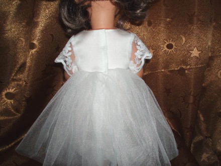 Винтажная куколка ГДР 48 см в отличном состоянии, густые длинные волосы, голова . . фото 5