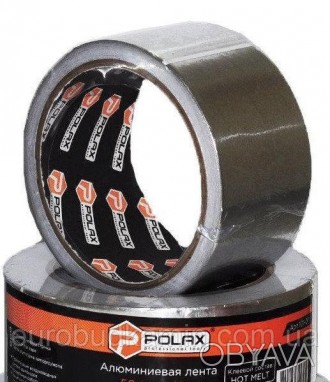 Алюминиевый скотч Polax – клейкая лента, изготовленная из алюминиевой фольги, по. . фото 1