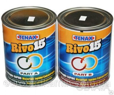RIVO-15 (A+B) ― густой эпоксидный двухкомпонентный клей кремового цвета. Морозо-. . фото 1