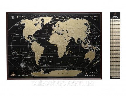 Скретч карта мира My Map Black edition Gold (английский язык) в раме Metal Choco. Київ. фото 1 Скретч карта мира My Map Black edition Gold (английский язык) в раме Metal Choco. Київ. фото 1