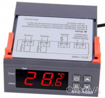 Термостат, терморегулятор STC-1000
Терморегулятор электронный (термостат) STC-10. . фото 1