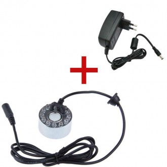 Генератор тумана с подсветкой с блоком питания 24В, 1А. Миколаїв. фото 1