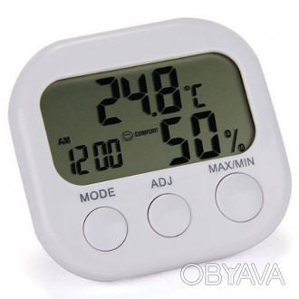 Часы, гигрометр, термометр
Гигрометр станет незаменимым помощником в вашем доме.. . фото 1