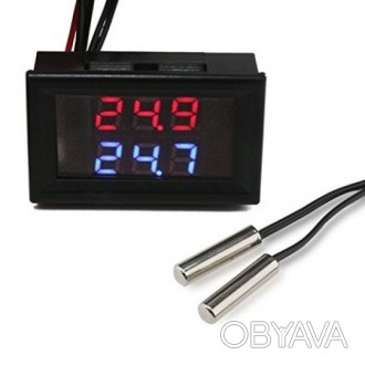 Цифровой термометр с выносными датчиками
 Термометр предназначен для измерения в. . фото 1