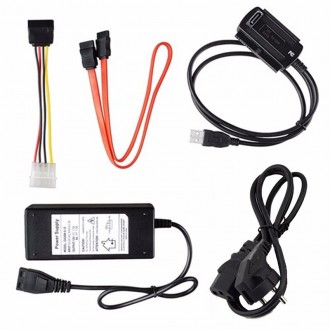 Универсальный переходник USB SATA IDE 2.5/3.5 с блоком питания. Миколаїв. фото 1 Универсальный переходник USB SATA IDE 2.5/3.5 с блоком питания. Миколаїв. фото 1