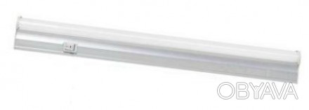 Линейные светодиодные светильники T5 состоят из алюминиевого П-образного корпуса. . фото 1