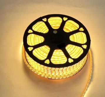 Светодиодная лента SL-10WW SMD 2835/120 220V белая теплая IP65 (1м) Код.59409. Михайловка. фото 1 Светодиодная лента SL-10WW SMD 2835/120 220V белая теплая IP65 (1м) Код.59409. Михайловка. фото 1
