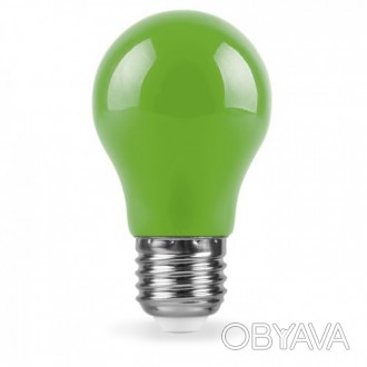 Зеленая светодиодная лампа предназначена для декоративного цветного интерьерного. . фото 1
