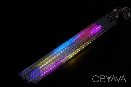 Светодиодная гирлянда LED Meteor RGB - это набор из десяти пластиковых, влагозащ. . фото 1