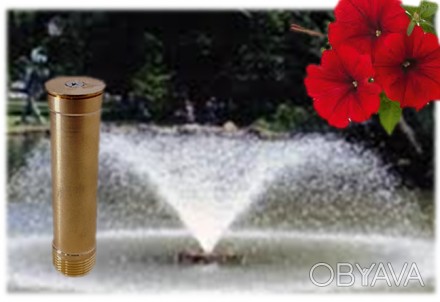  Предлагаемая форсунка создает фонтан в форме цветка петуния. С помощью насоса и. . фото 1