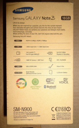Картонная коробка для флагманского смартфона Samsung Galaxy Note 3.

Модель SM. . фото 3