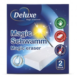 Чудо Губка Deluxe Magic Schwamm меламиновая 2шт.. Одеса. фото 1 Чудо Губка Deluxe Magic Schwamm меламиновая 2шт.. Одеса. фото 1