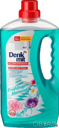 Средство жидкое для мытья полов из плитки Denkmit Allzweckreiniger FruhlingsMome. . фото 1