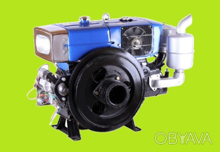 Четырехтактный одноцилиндровый двигатель ТАТА ZH1110N (24 л.с.) с электростартер. . фото 1