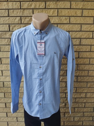 Рубашка мужская коттоновая брендовая высокого качества GOOA CLUB, Турция, 100% к. . фото 2