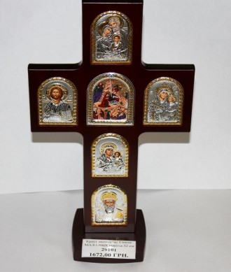 Крест иконостас (Греция)

Материал креста дерево, иконы металлические позолоче. . фото 2
