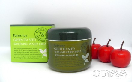 Осветляющий крем с зеленым чаем FarmStay Green Tea Seed Whitening Water Cream
Ос. . фото 1