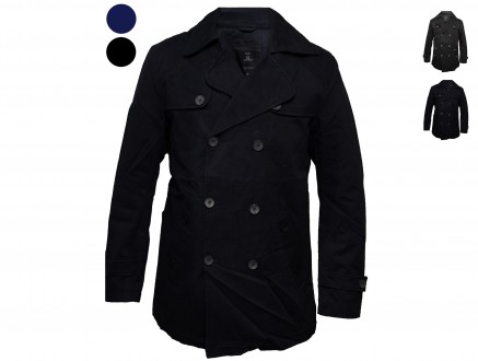 Новий, двубортний піджак/тренч темно-синього кольору(є також чорний) з бірками, . . фото 2