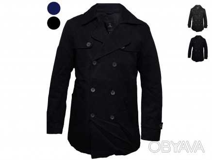 Новий, двубортний піджак/тренч темно-синього кольору(є також чорний) з бірками, . . фото 1