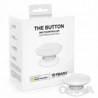 
Кнопка управления FIBARO The Button для Apple HomeKit, white (белый) - FGBHPB-1. . фото 1