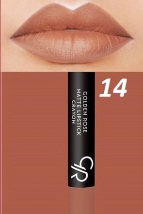 Матовая помада-карандаш для губ Golden Rose Matte Lipstick Crayon 14. Винница. фото 1 Матовая помада-карандаш для губ Golden Rose Matte Lipstick Crayon 14. Винница. фото 1