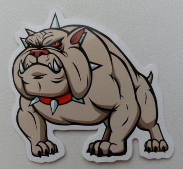 Стикер этикетка наклейка самоклейка Bulldog (7см х 7см). Новомосковск. фото 1 Стикер этикетка наклейка самоклейка Bulldog (7см х 7см). Новомосковск. фото 1