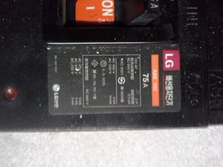 Очень качественные силовые автоматические выключатели LG сделаны в Корее 75А - 1. . фото 4