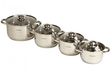 Набор из 4 кастрюль Setavir. Київ. фото 1