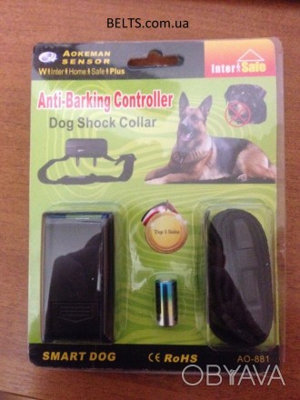 Эффективный ошейник для контроля лая собаки, Антилай, Dog Shock Collar ао-881