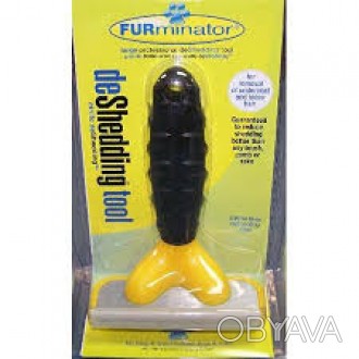 Фурминатор средний DeShedding Tool для животных 6,8 см (щетка для вычесывания ше