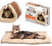 Уникальный лежак – кровать для кошки Kitty Shack 2 in 1 (домик подстилка для жив. Київ. фото 1 Уникальный лежак – кровать для кошки Kitty Shack 2 in 1 (домик подстилка для жив. Київ. фото 1