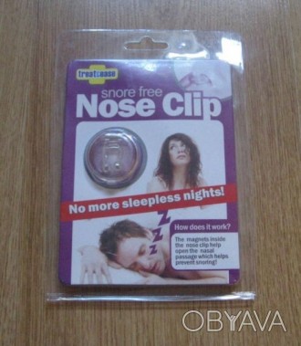 Магнитная клипса антихрап Snore Free Nose Clip от храпа
 
 
 
Подробней на: http. . фото 1