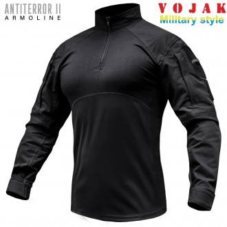 
Рубашка (УБАКС) тактическая, под бронежилет, (ANTITERROR II), цвет BLACK (чёрны. . фото 2
