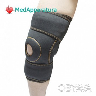 Бандаж на коленный сустав Алком 4053 имеет два шарнирных, металлических ребра же. . фото 1