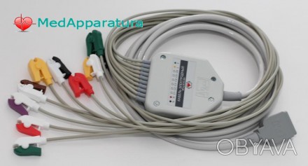 Кабель к ЭКГ Р-Д ЭКЗТ является важной частью оборудования для проведения электро. . фото 1