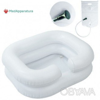  Особенности
 Надувная ванночка из плотного ПВХ белого цвета для комфортного про. . фото 1