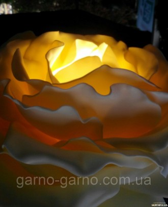 Люстра Роза светильник цветок из материала изолон ручная работа. Київ. фото 1